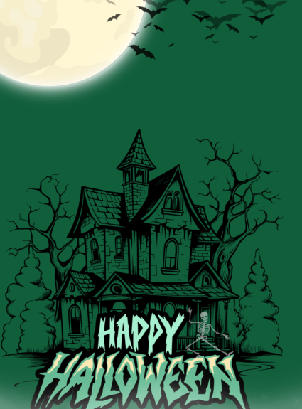 Haunted House Phone Wallpaper