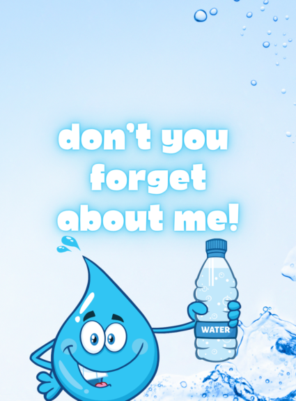 Drink Your Water Phone Wallpaper